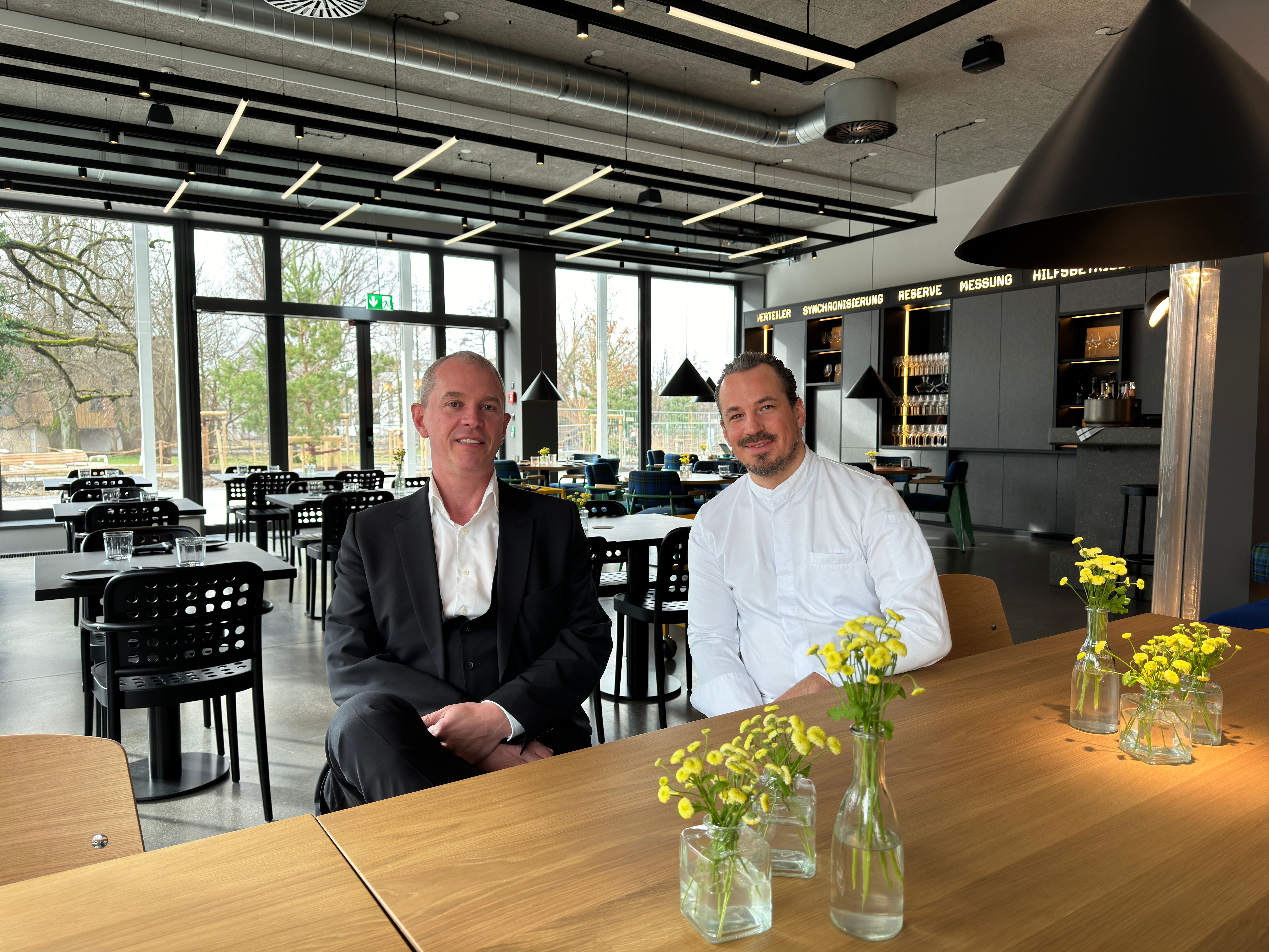 Ihre Gastgeber Didier Clauss und Marco Hartmann